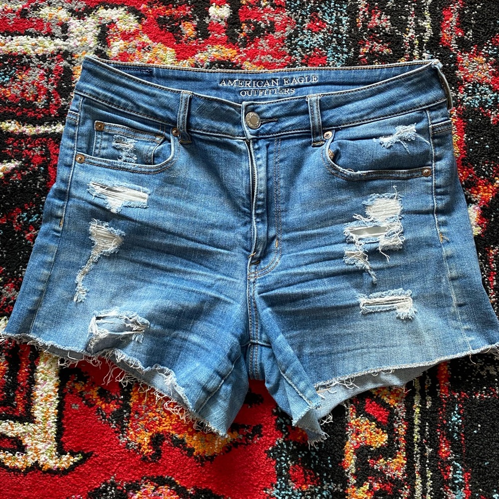 American Eagle Outfitters Distressed Denim Shorts